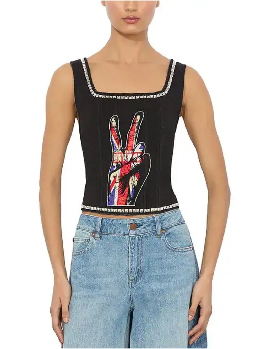 Alice + Olivia Breslin Corset Top